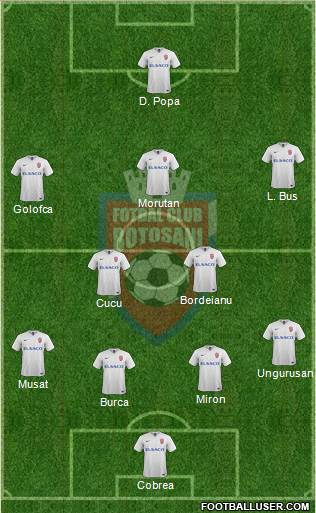 FC Botosani Formation 2017