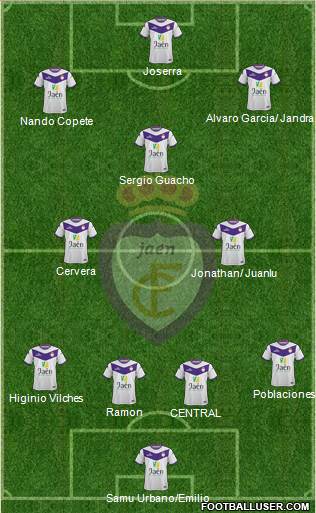 Real Jaén C.F. Formation 2017
