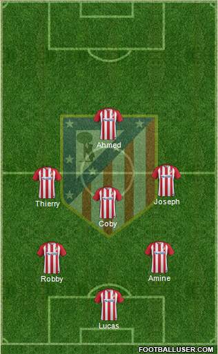 C. Atlético Madrid S.A.D. Formation 2017