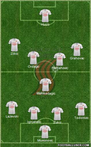 FK Sloboda Tuzla Formation 2017