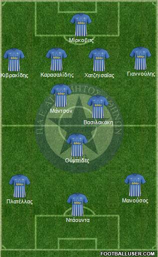 APS Atromitos Athens 1923 Formation 2017