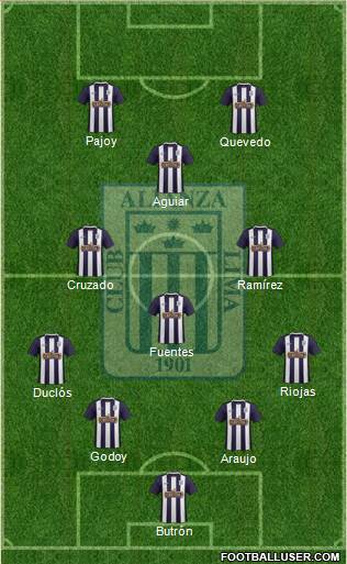 C Alianza Lima Formation 2017