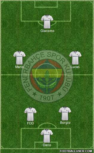 Fenerbahçe SK Formation 2017