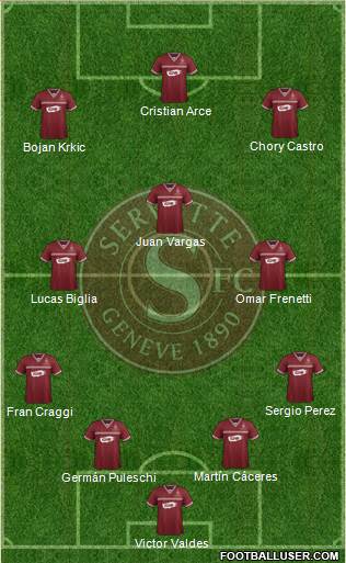 Servette de Genève Football Formation 2017