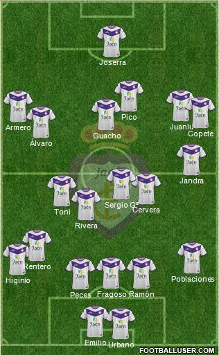 Real Jaén C.F. Formation 2017