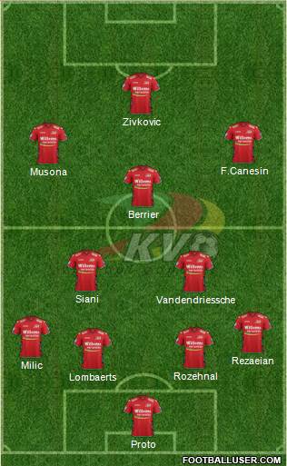 KV Oostende Formation 2017