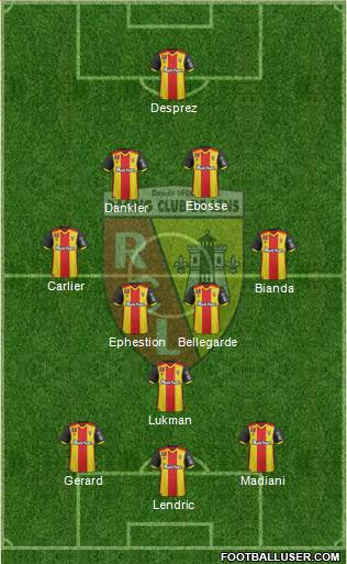 Racing Club de Lens Formation 2017