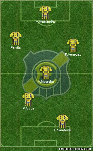 CD Everton de Viña del Mar S.A.D.P. Formation 2017