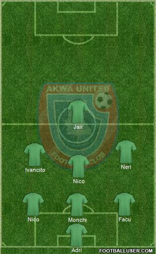 Akwa United FC Formation 2017