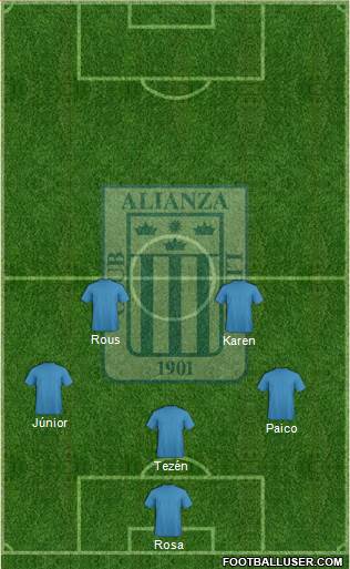 C Alianza Lima Formation 2017