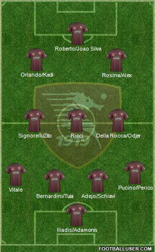 Salernitana Formation 2017