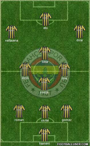 Fenerbahçe SK Formation 2017