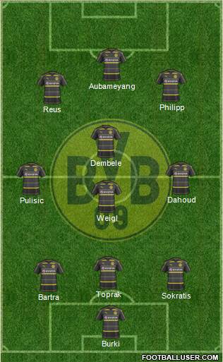Borussia Dortmund Formation 2017