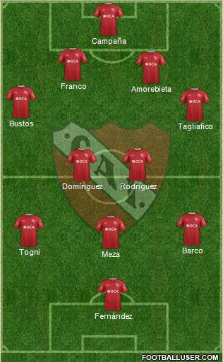 Independiente Formation 2017