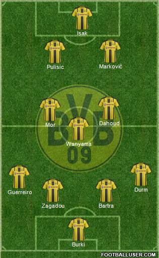 Borussia Dortmund Formation 2017