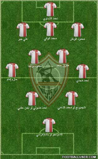 Zamalek Sporting Club football formation