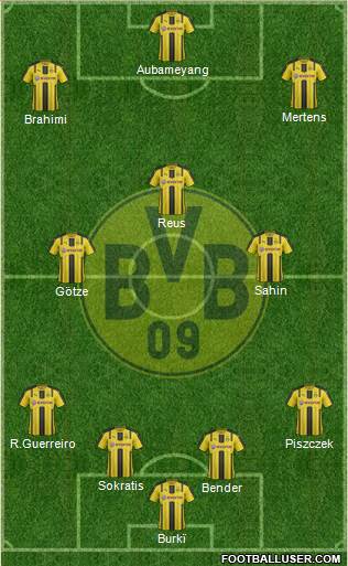 Borussia Dortmund Formation 2017