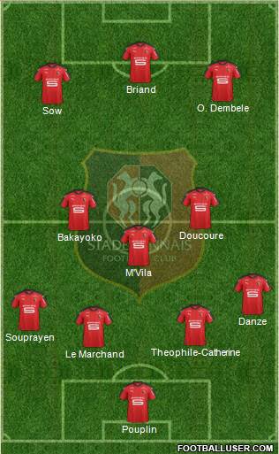 Stade Rennais Football Club Formation 2017