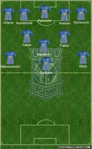 Lech Poznan football formation