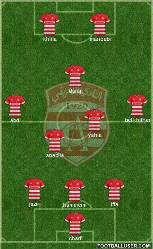 Club Africain Tunis Formation 2017
