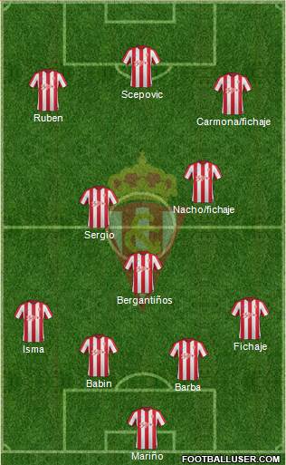 Real Sporting S.A.D. Formation 2017
