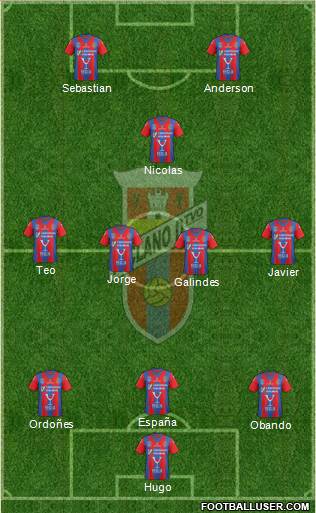 Yeclano Deportivo Formation 2017