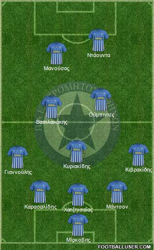 APS Atromitos Athens 1923 Formation 2017