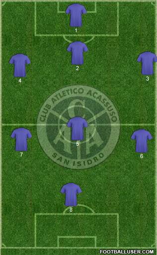 Acassuso football formation