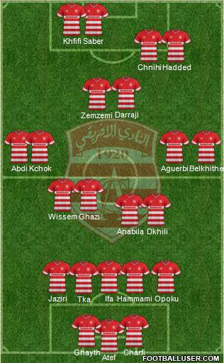 Club Africain Tunis Formation 2017