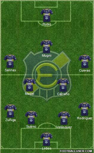 CD Everton de Viña del Mar S.A.D.P. Formation 2017