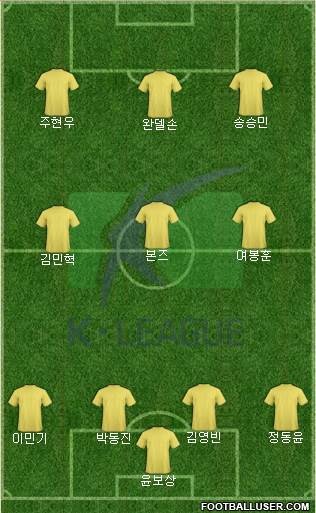 K-League All-Stars Formation 2017