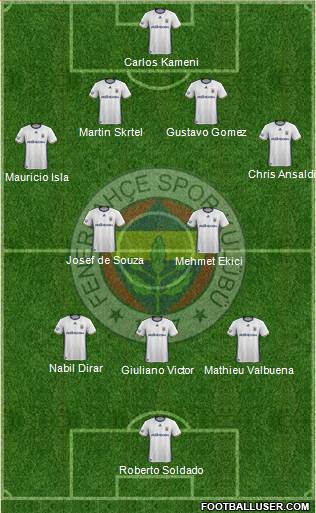 Fenerbahçe SK Formation 2017