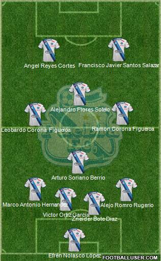Club Puebla de la Franja Formation 2017