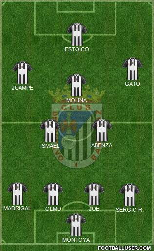C.D. Badajoz S.A.D. Formation 2017