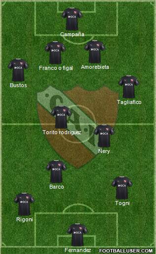 Independiente Formation 2017
