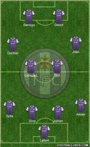 Toulouse Football Club Formation 2017