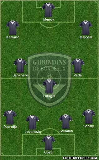 FC Girondins de Bordeaux Formation 2017
