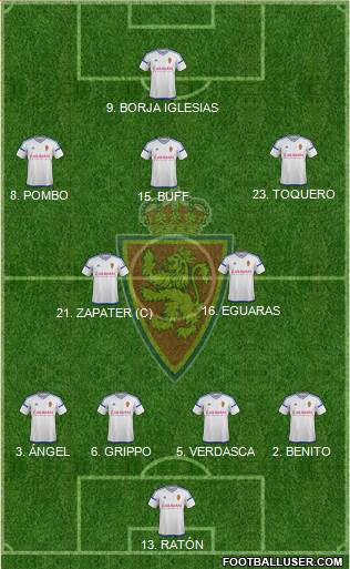 R. Zaragoza S.A.D. Formation 2017
