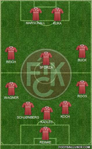 1.FC Kaiserslautern football formation