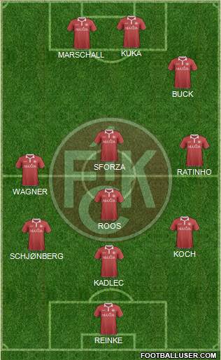 1.FC Kaiserslautern football formation