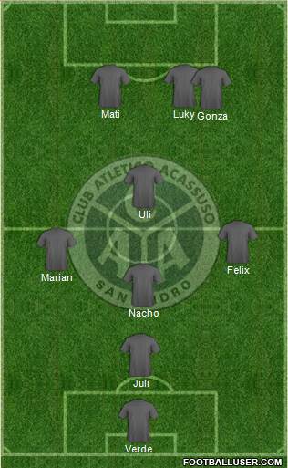 Acassuso football formation