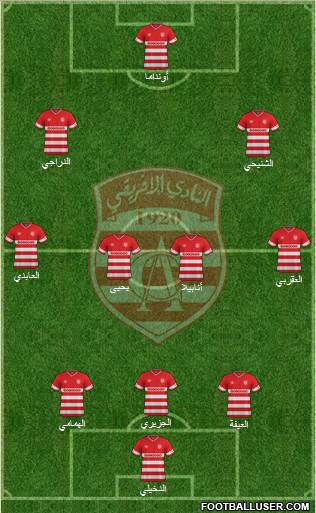 Club Africain Tunis Formation 2017