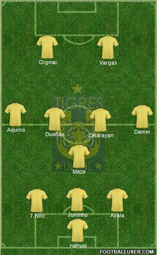 Club Universitario de Nuevo León Formation 2017