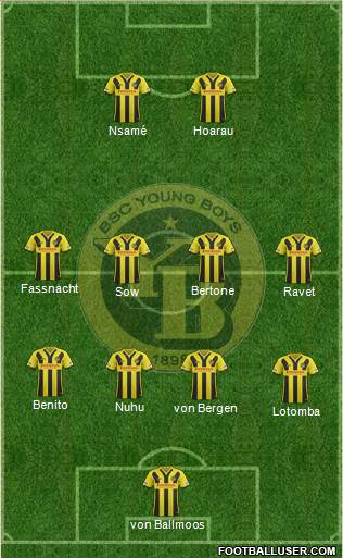 BSC Young Boys Formation 2017