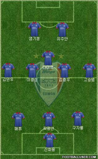 Suwon Samsung Blue Wings Formation 2017