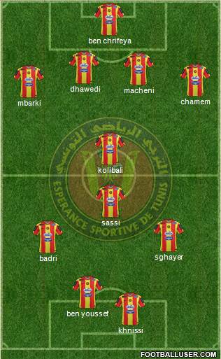 Espérance Sportive de Tunis football formation