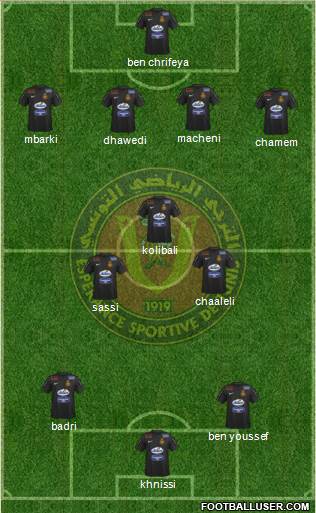 Espérance Sportive de Tunis football formation