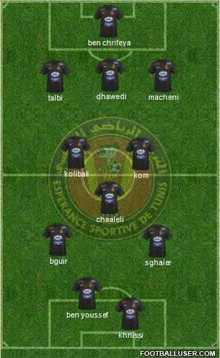 Espérance Sportive de Tunis football formation