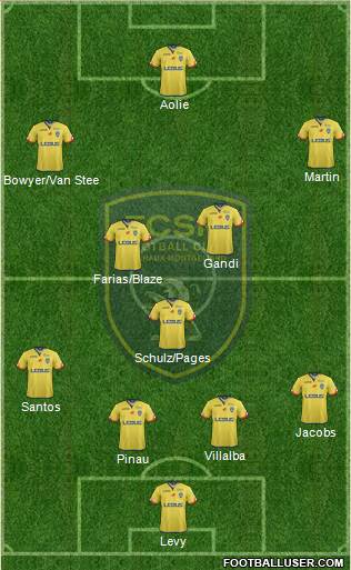 FC Sochaux-Montbéliard Formation 2017