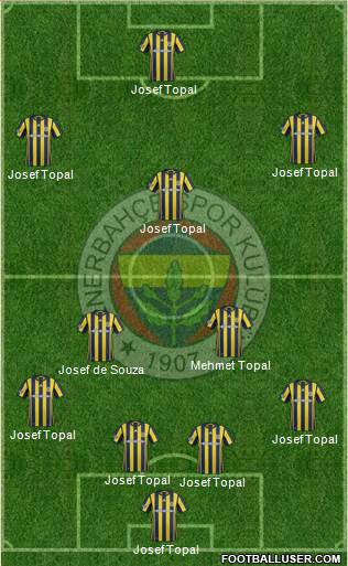 Fenerbahçe SK Formation 2017